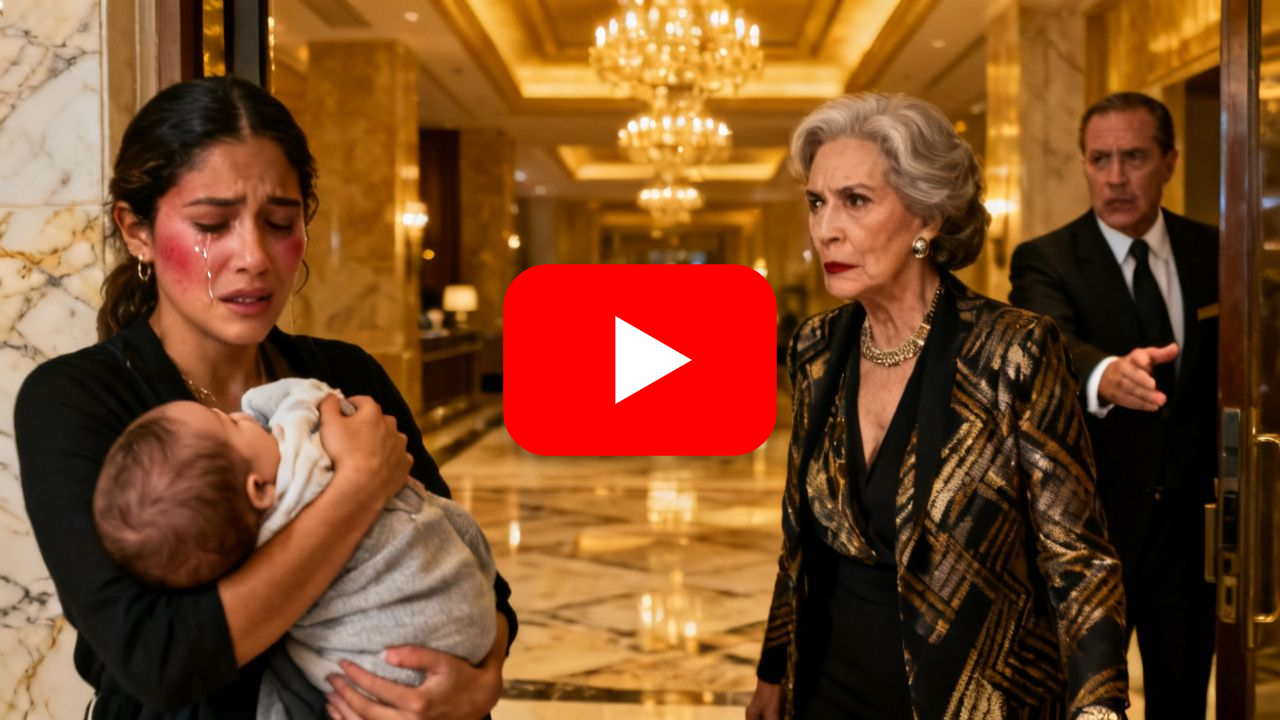 En el lobby del Hotel Windsor, una mujer con el bebé en brazos recibió una cachetada… pero la llamada que hizo después lo cambió todo