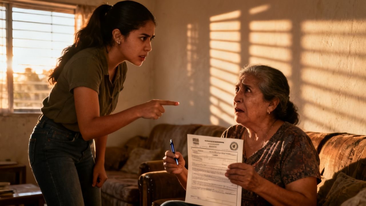 ¿Qué firmó Daniela en el documento que la abogada le mostró a su mamá?