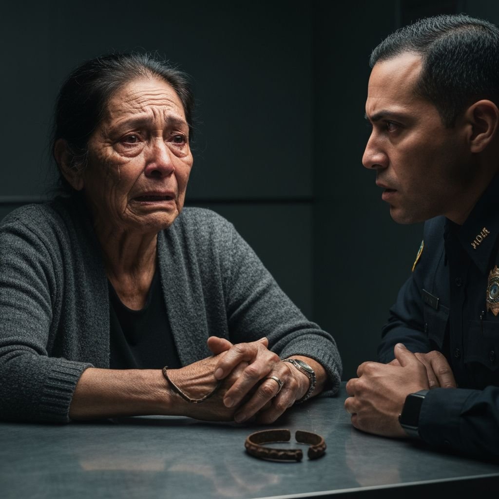 El brazalete oxidado y la cicatriz oculta: la verdad que el oficial descubrió tras la reja