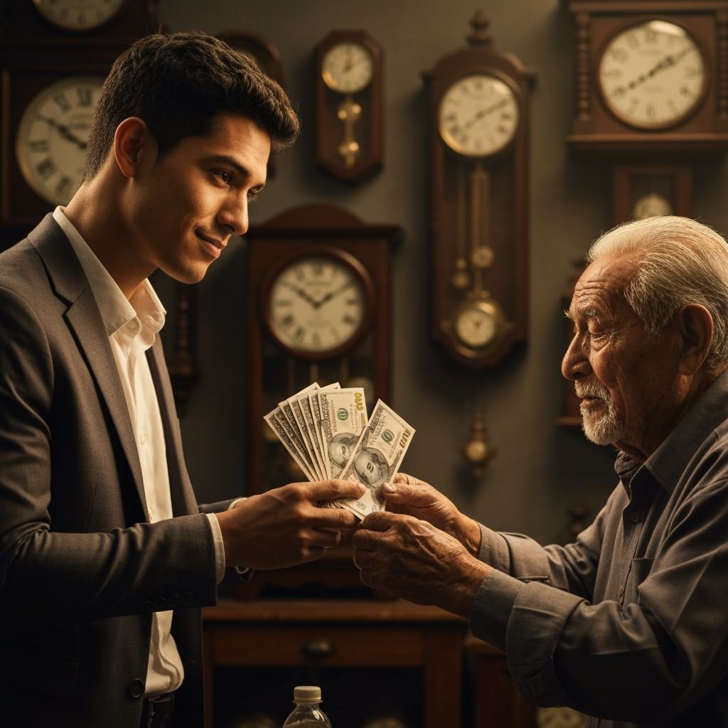 El engaño que parecía perfecto: Le pagó con billetes falsos a un anciano, pero no imaginó lo que pasaría al brindar por su victoria