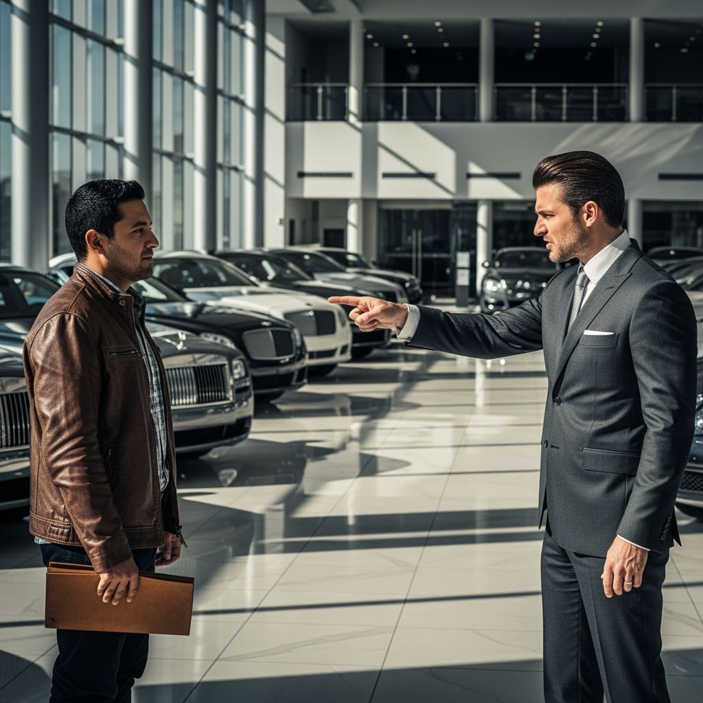 El hombre de la chaqueta gastada que guardaba un secreto millonario: la lección que el gerente de Elite Motors nunca olvidará
