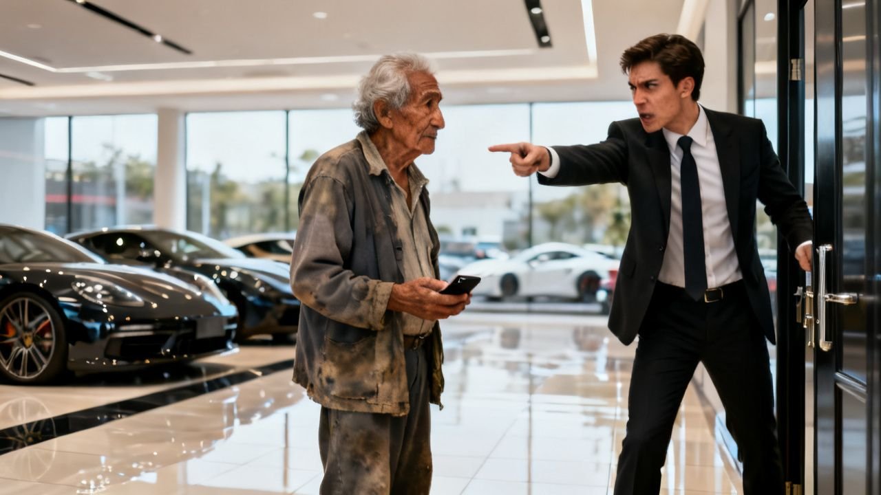 El hombre que despreciaron por su ropa vieja les dio la lección más cara de sus vidas