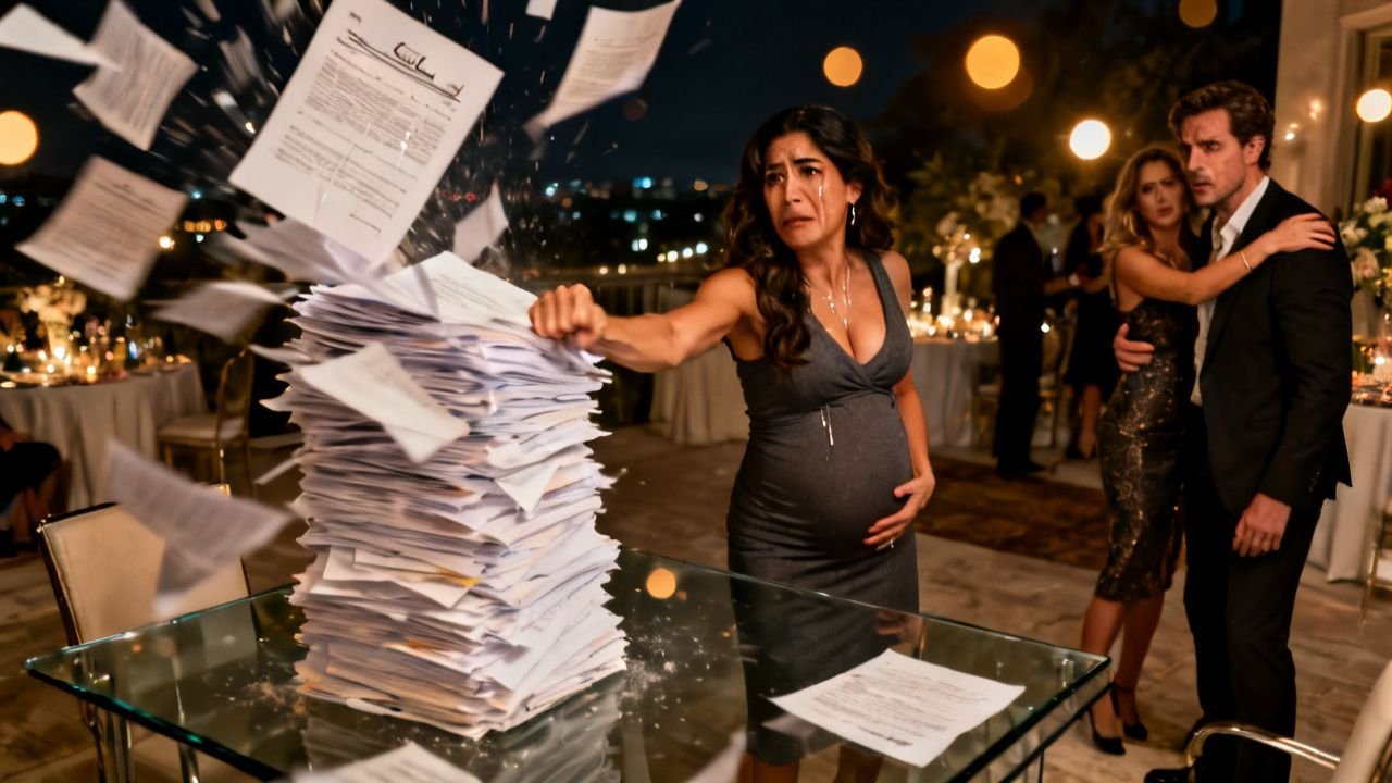 El karma de un esposo infiel: la noche en que los papeles del divorcio llegaron a la fiesta