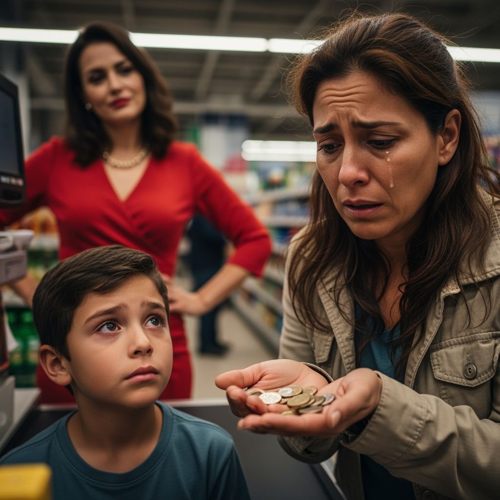 El milagro en la caja número cuatro: La lección que una mujer de rojo nunca olvidará