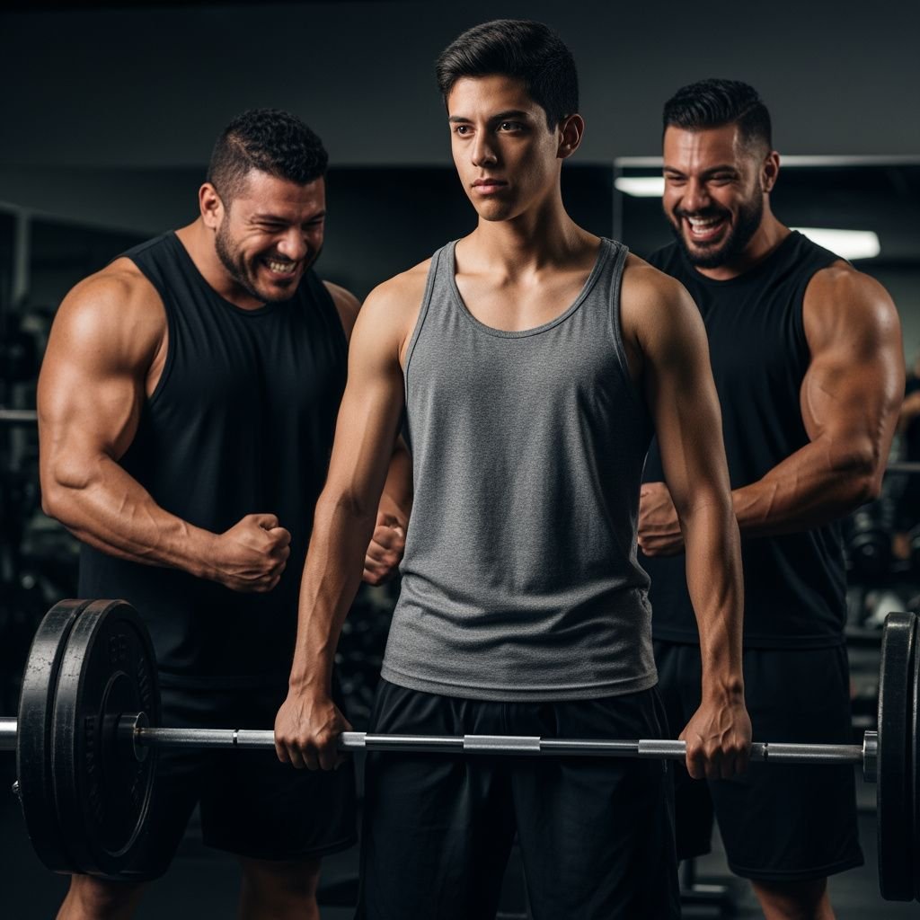 El peso de la arrogancia: El chico flaco que dio una lección inolvidable en el gimnasio