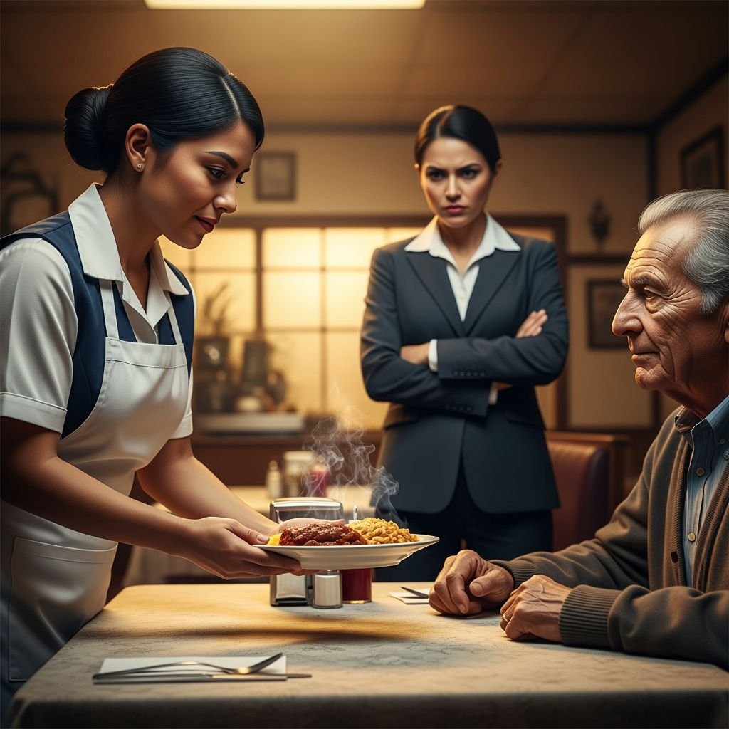 El plato de la discordia: El día que una jefa cruel descubrió quién era realmente el "mendigo" de la mesa cuatro