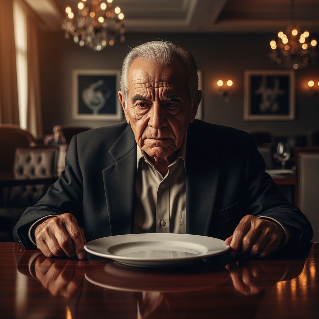 El secreto del hombre que esperó treinta años frente a un plato vacío
