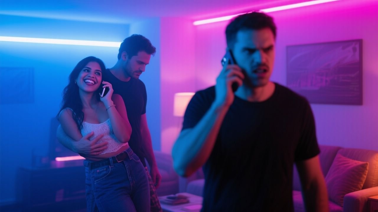 El teléfono sonó en sus manos y su mundo perfecto se hizo pedazos en tres segundos