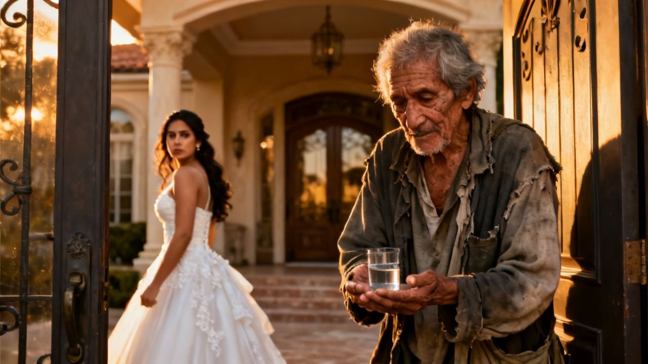 El vaso de agua que don Aurelio pidió en la boda de su hijo y la mesera de la fonda "El Trigal" que le cambió el final