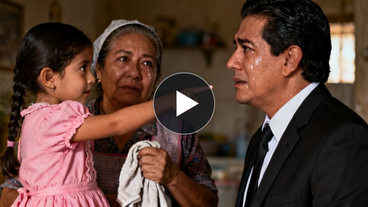 ¿Por qué la niña del vestido rosa cree que su mamá es la empleada del medallón?