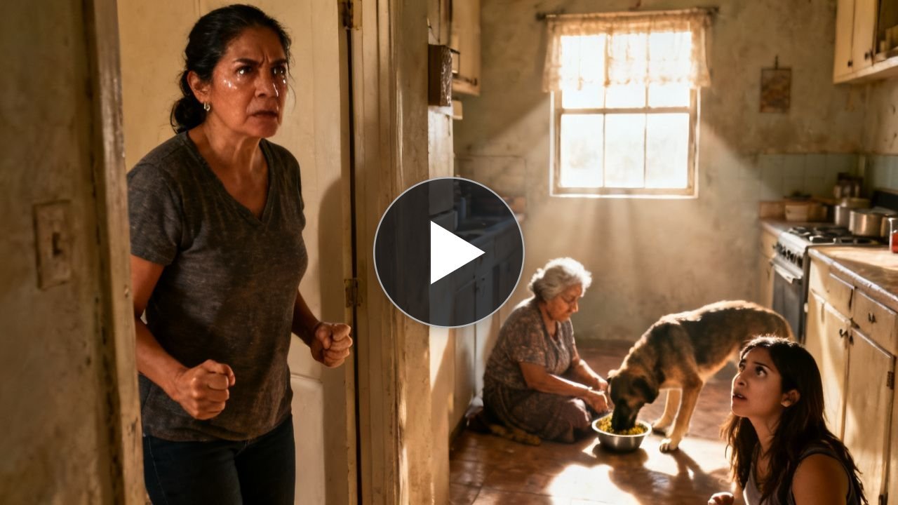 A las 7 de la mañana encontró a su mamá comiendo en el suelo junto al perro, pero lo que gritó su cuñada después cambió todo