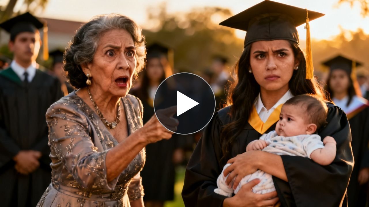 La mujer que criticó a la graduada con el bebé en brazos no esperaba el sobre con su nombre