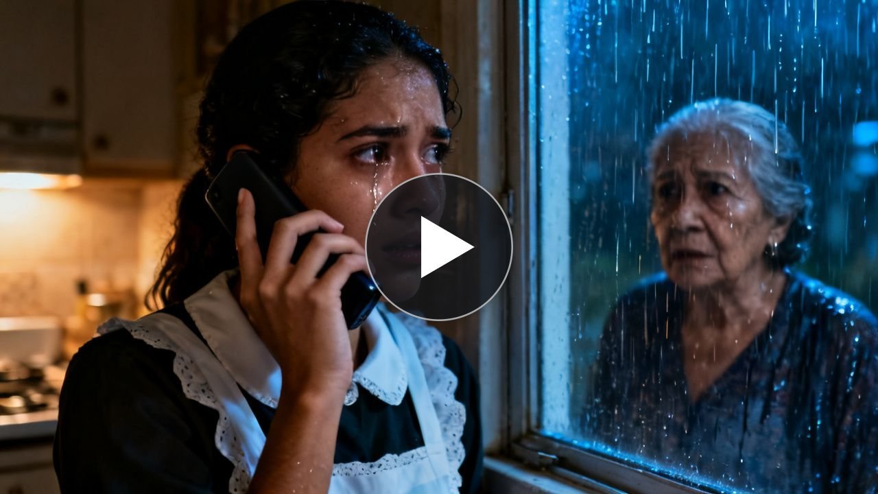 ¿Por qué la empleada marcó ese número desde la cocina mientras la anciana gritaba bajo la lluvia?