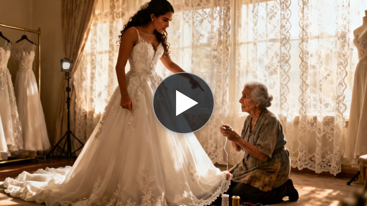 La costurera de 74 años siguió cosiendo el vestido mientras la novia le decía "tú no estás a la altura", pero el silencio que vino después lo cambió todo