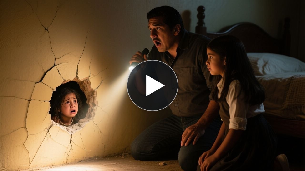 (Parte 2) La Historia completa: El padre vio a su hija alimentar a una niña por un hueco en la pared, pero lo que encontró al alumbrar adentro cambió todo