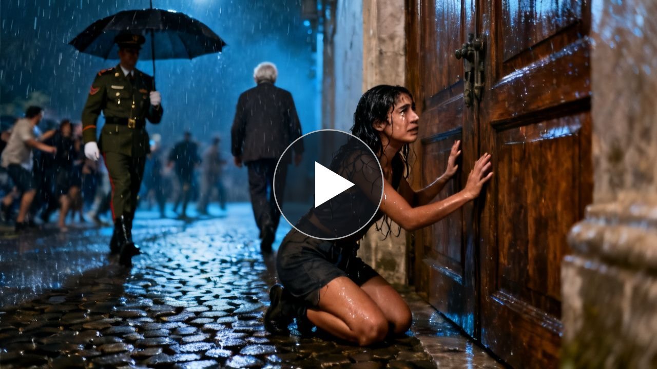 (Parte 2) Historia Completa: La joven que gritó "suéltame" bajo la lluvia frente a la puerta de roble, pero el oficial que la cubrió con su paraguas no vino a consolarla