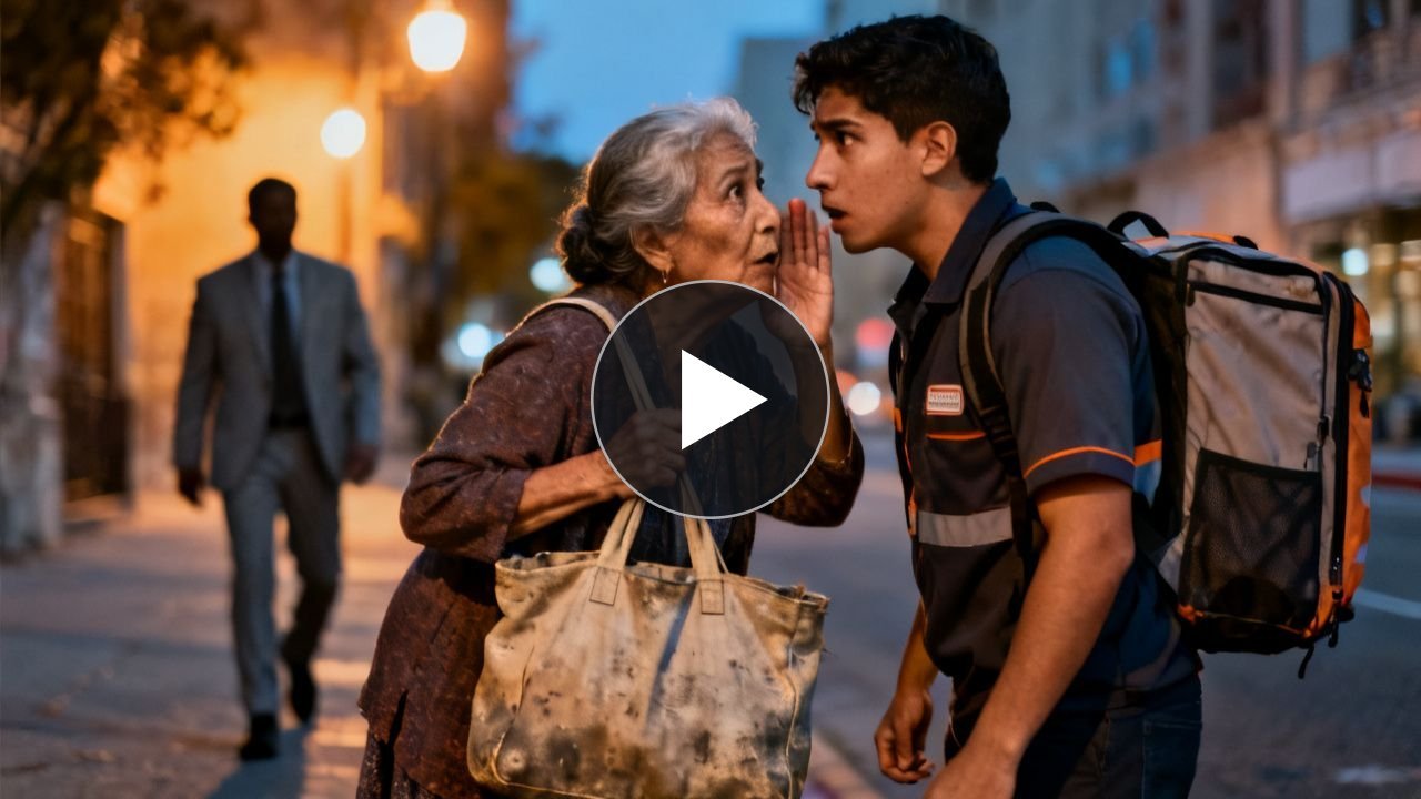 La señora del banco llevaba algo más pesado que el dinero, y el hombre de gris lo sabía