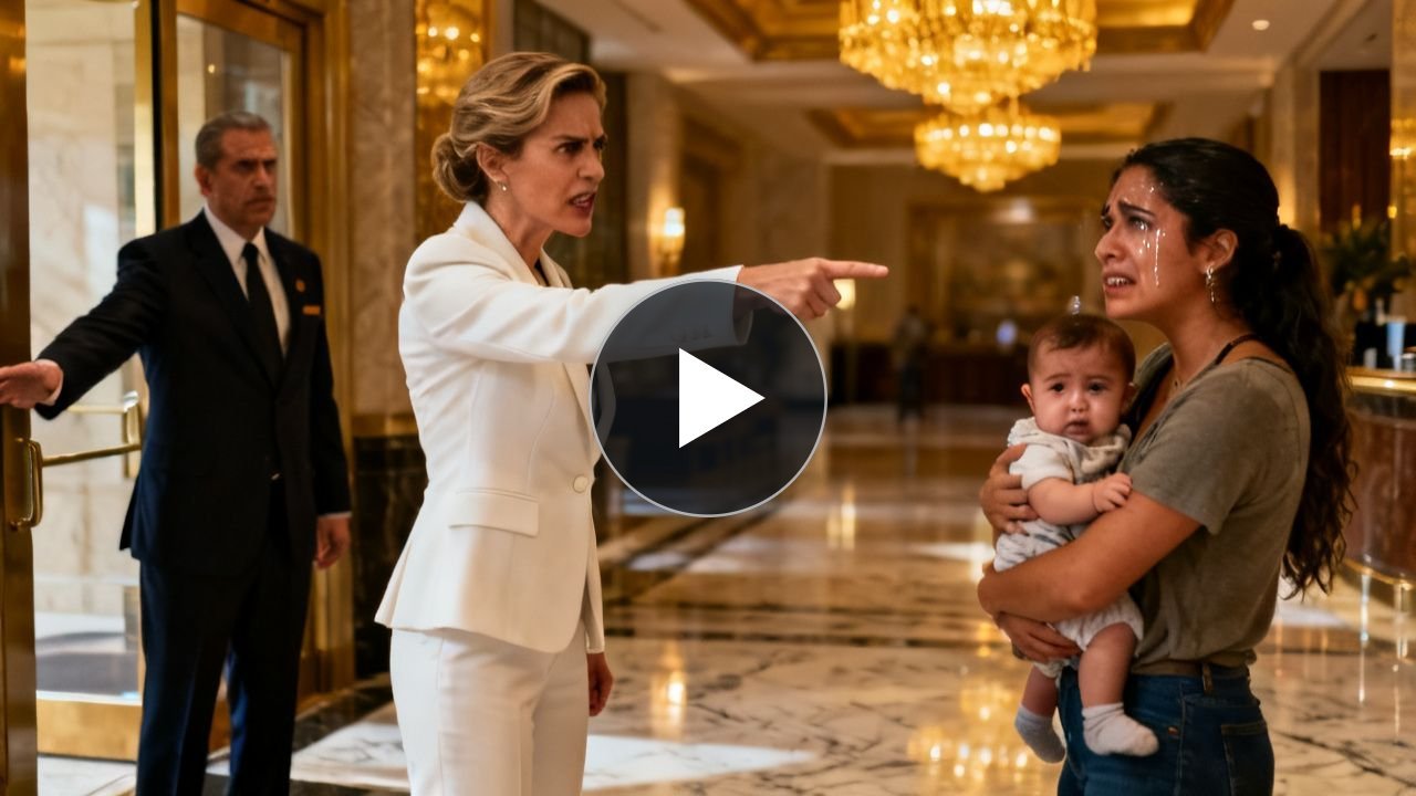 El "¿Tú qué haces aquí?" de una mujer de traje blanco en el lobby del hotel