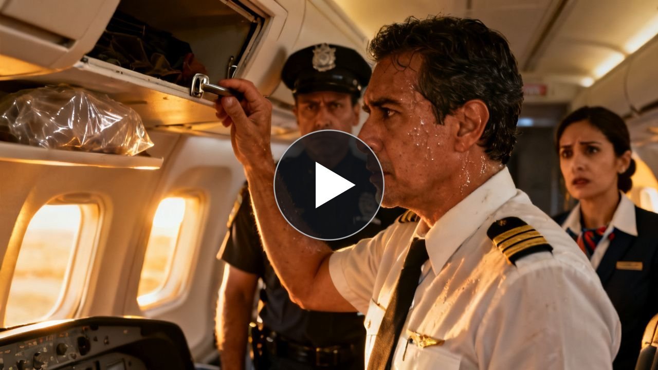 "Ese paquete no es mío", dijo el capitán cuando abrieron el compartimento