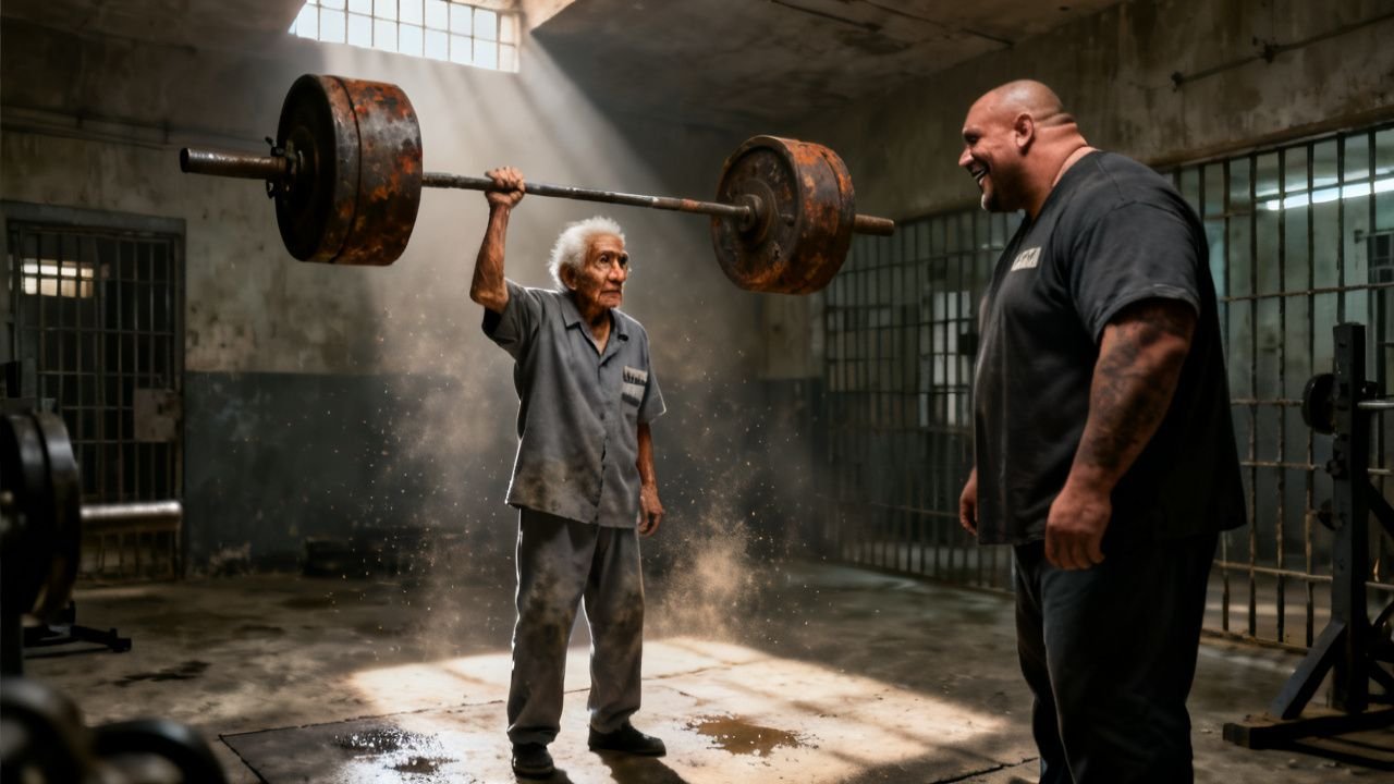 La barra oxidada que nadie quería tocar en el gimnasio de la prisión