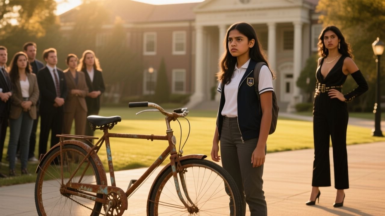La chica de la bicicleta oxidada y el billete de 100 dólares que nadie esperaba ver