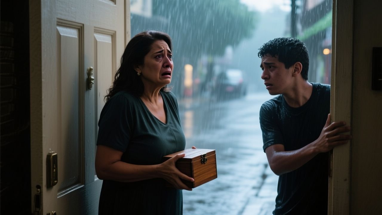 La gaveta de las cartas sin leer que ella guardó mientras él la echaba bajo la lluvia