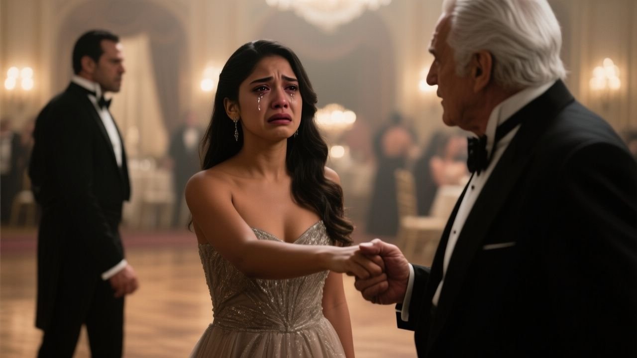 La pregunta que todos se hicieron en la gala: ¿por qué ella tomó la mano de aquel desconocido?