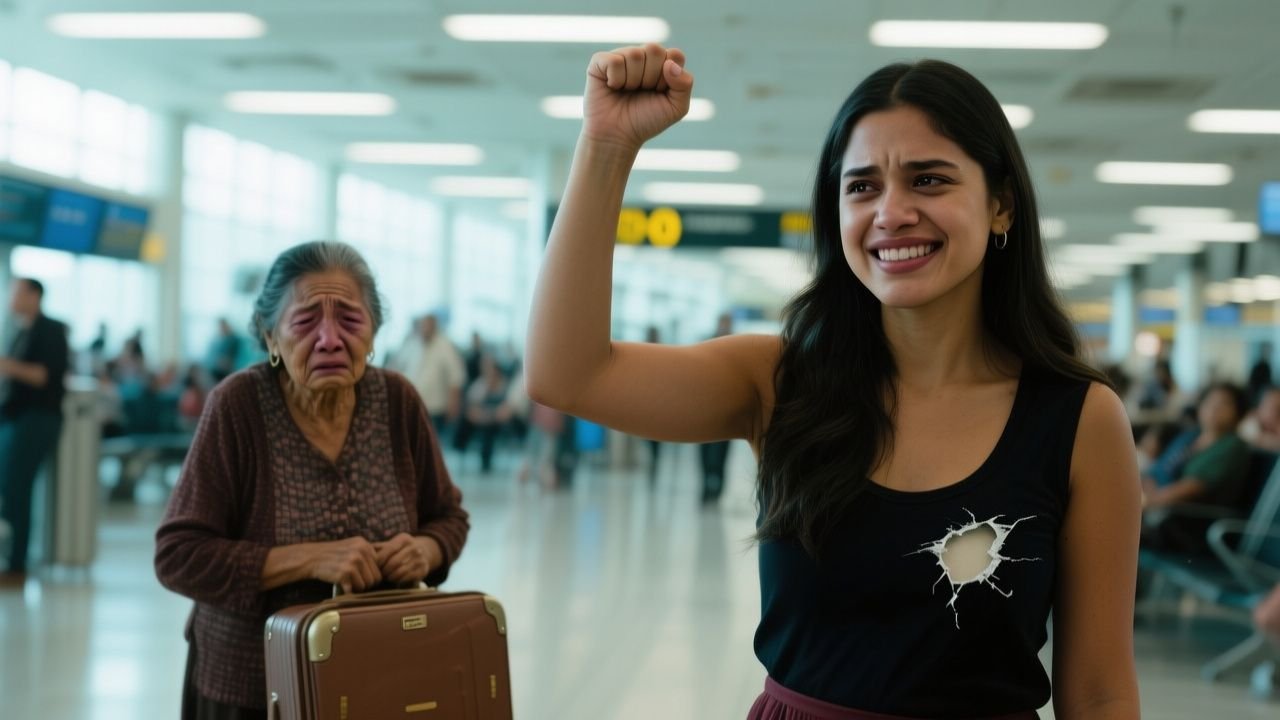 La tiranía de los 25: la joven que rompió el pasaporte de Maggie frente a toda la fila