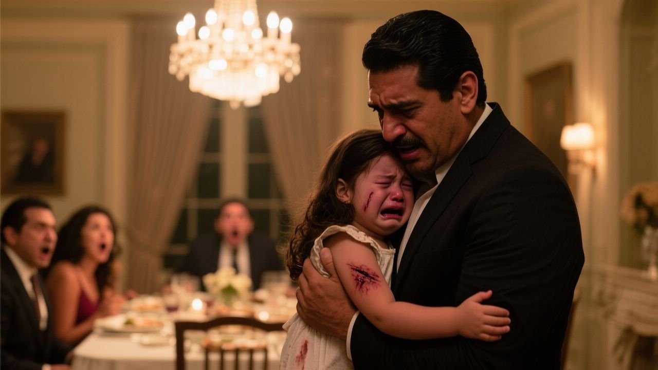 Lo que la niña de los rasguños sostuvo en la mano cuando el comedor quedó en silencio