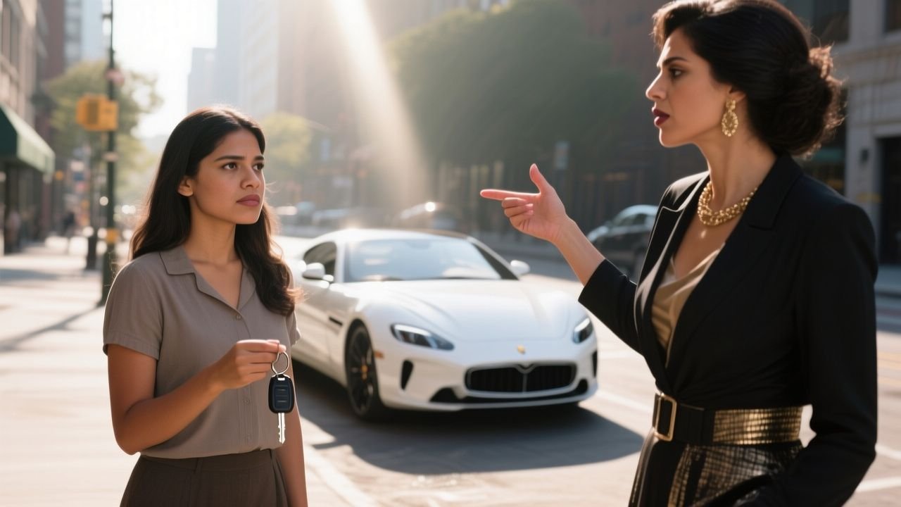 ¿Por qué una desconocida en un Porsche blanco le gritó “¡cómprese uno!” a la humilde joven?