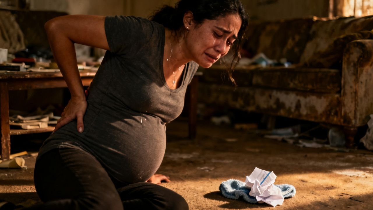 La frase "eso no es tu casa, es mi casa" que una suegra le dijo a su nuera de 30 semanas antes de que él viera el papel junto al trapo