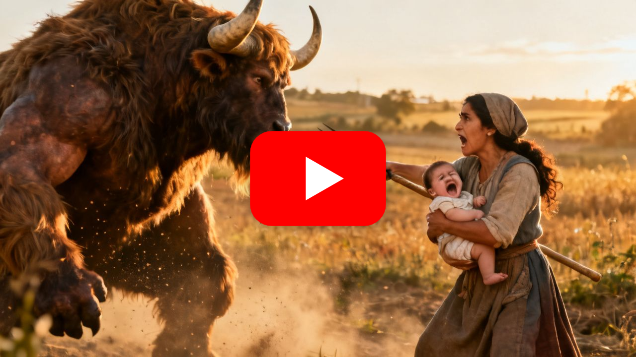 El gigante de cuernos que ella creyó un demonio y el bebé que sí lo eligió a él